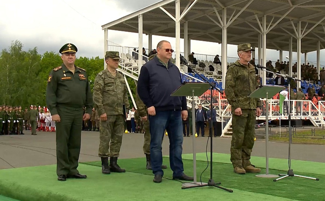 Губернатор Олег Мельниченко принял участие в открытии IX Международной олимпиады курсантов